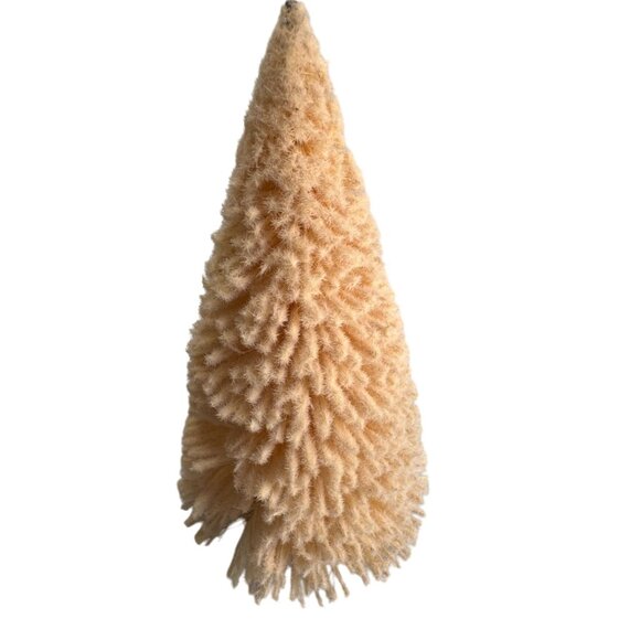 Bethany Lowe Bottle Brush Trees 12" & 9.5" Set Folk Art Christmas - Picture 3 of 7